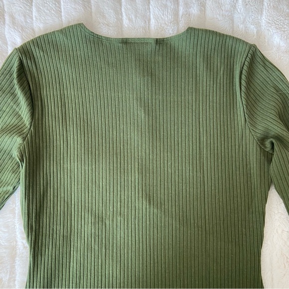 🌿|NWT| Reformation Hayden Knit Dress in Fern - Picture 9 of 11